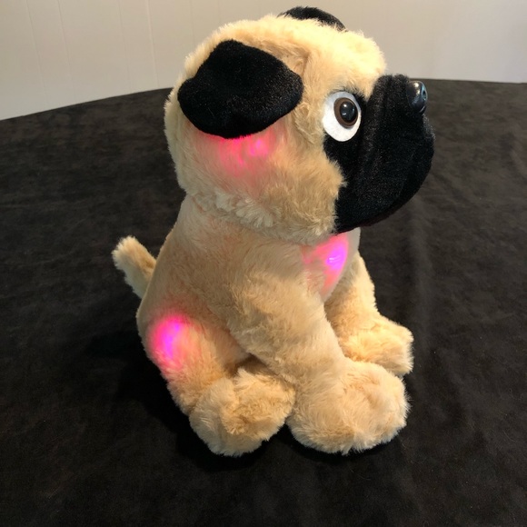 Light Up Pug Plush Toy NWT - Picture 5 of 15